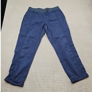 Eddie Bauer Pants Womens 12 Blue Elastic Waist Outdoor Hiking